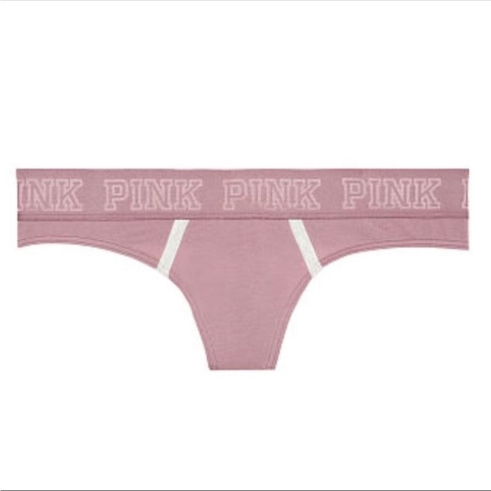 New Victoria's Secret PINK Logo Thong Panties - XSmall